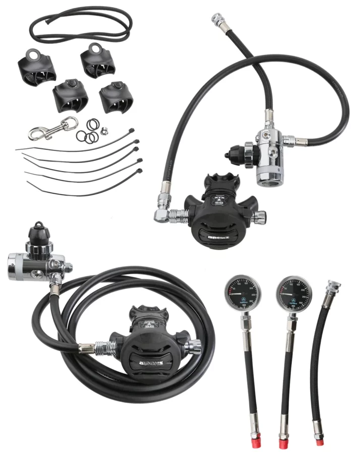 Sidemount Regulator setup