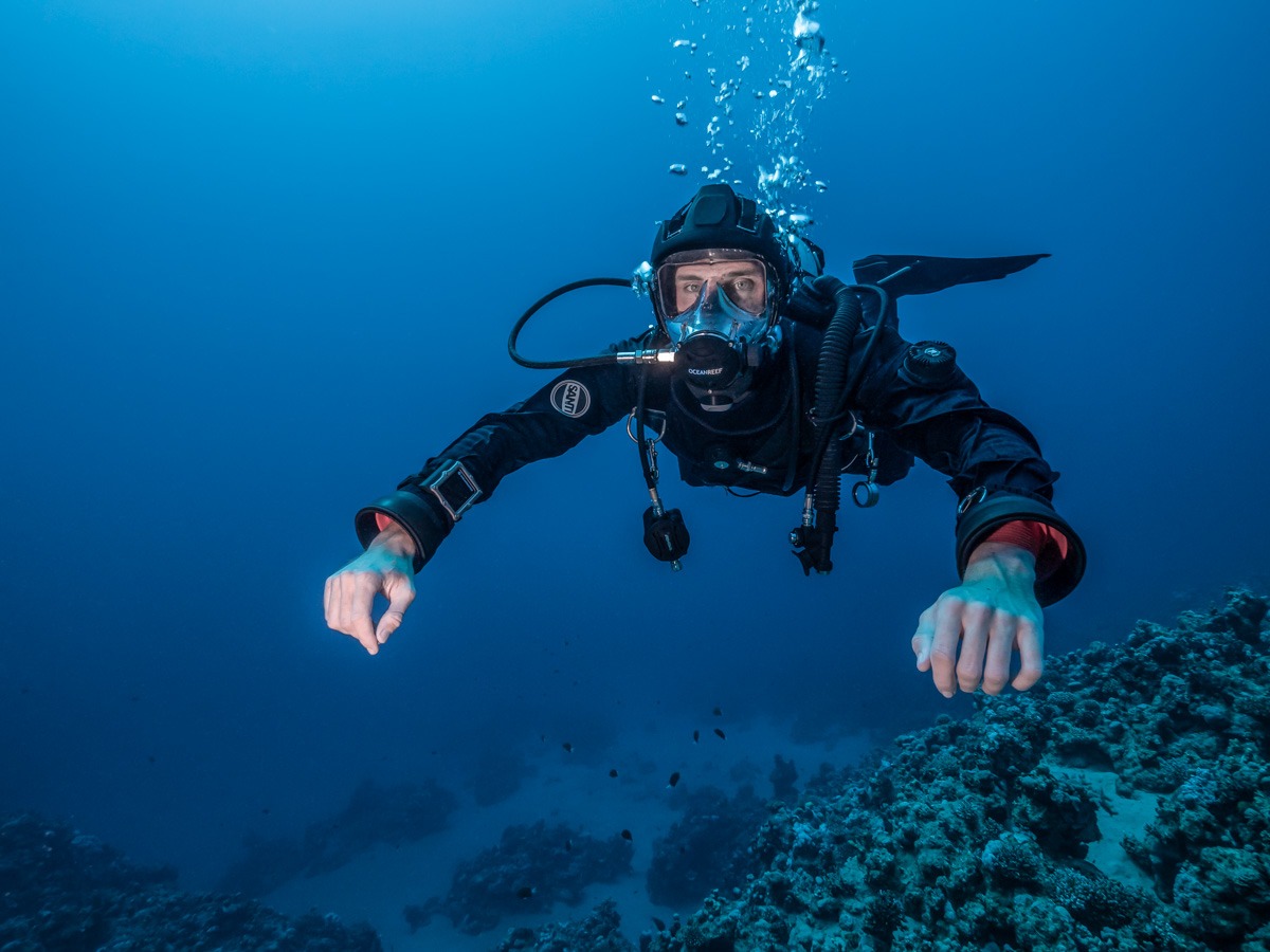 My Technical Diving Internship: An Experience of a Lifetime! 4 Ocean reef full face mask