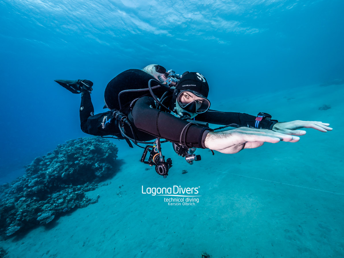Tec diver during foundation Course